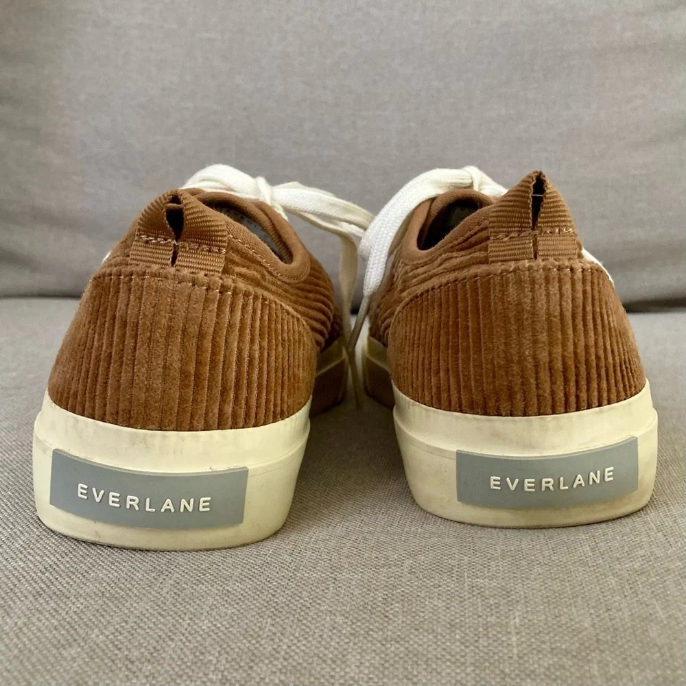 Everlane Corduroy | The Forever Sneakers | Cognac Brown Womans 8 | Mens 6.5